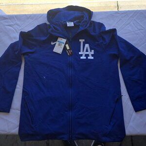 Nike LA Dodgers Therma-fit Full Zip Hoodie- Medium